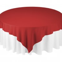 Наперон квадратный красный